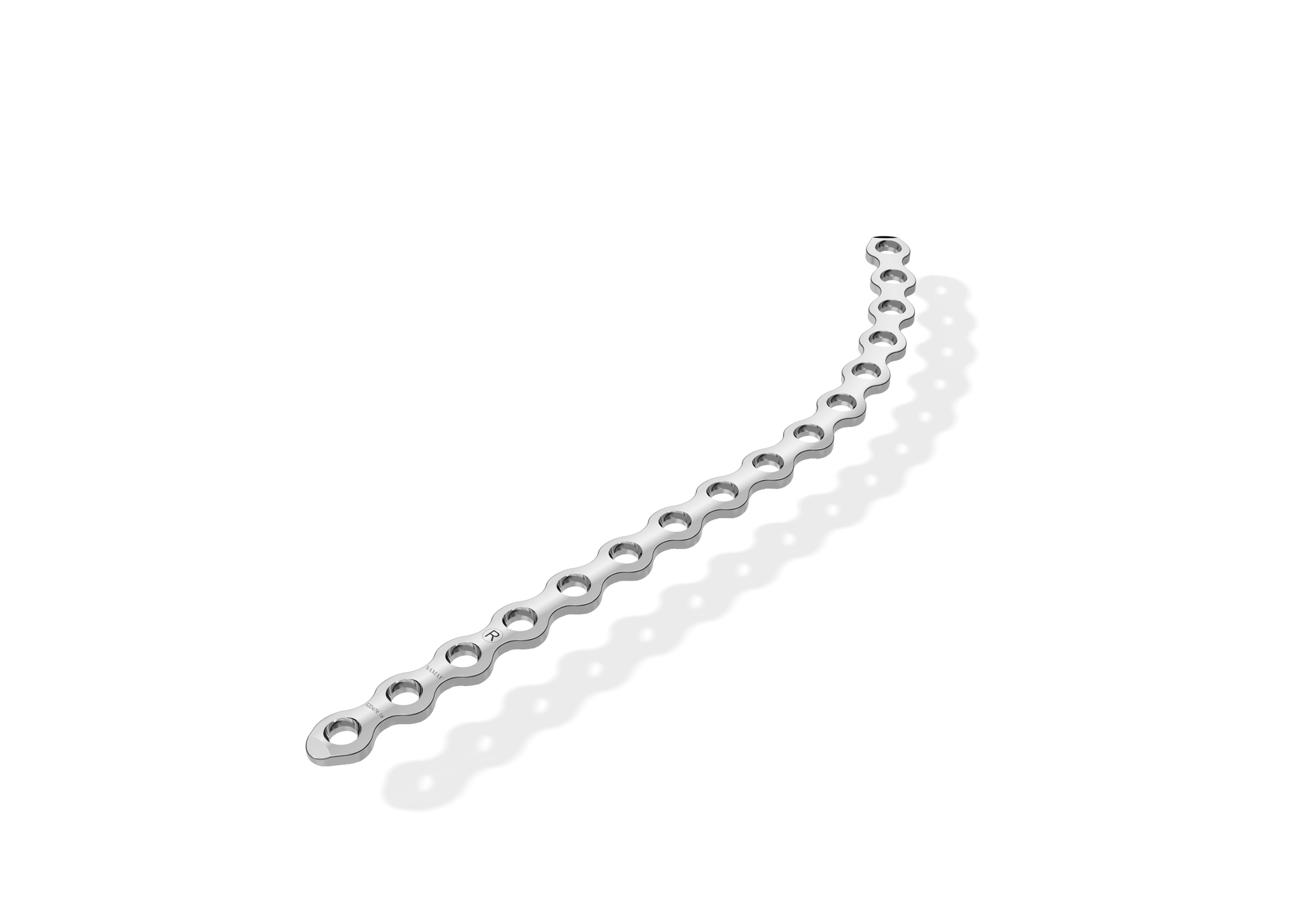  Reconstruction J-Plate with Low Profile 3.5mm (radius 108mm) Orthopedic Plate