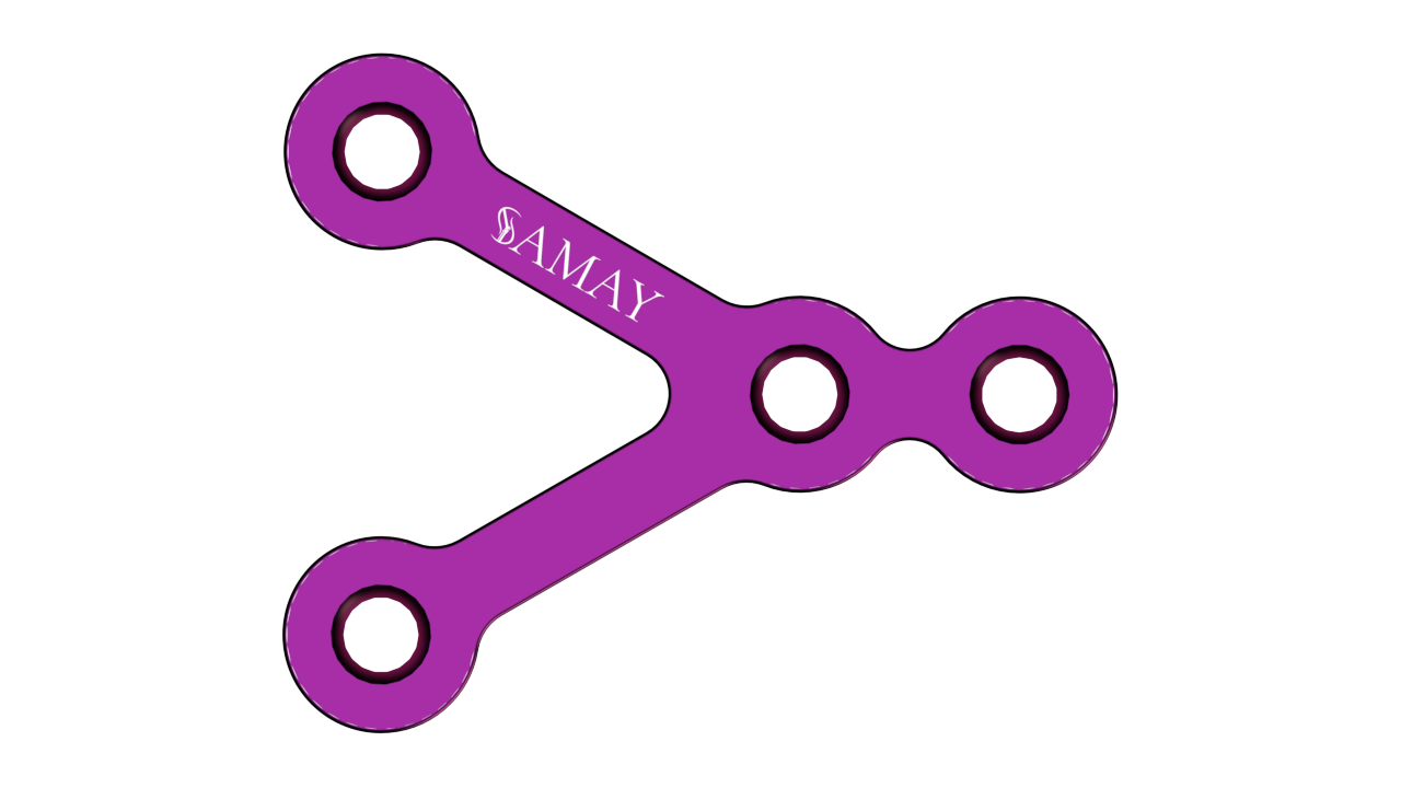 Mini ?Y? Shape Plate 1.5mm (Without Gap) Mini Plate