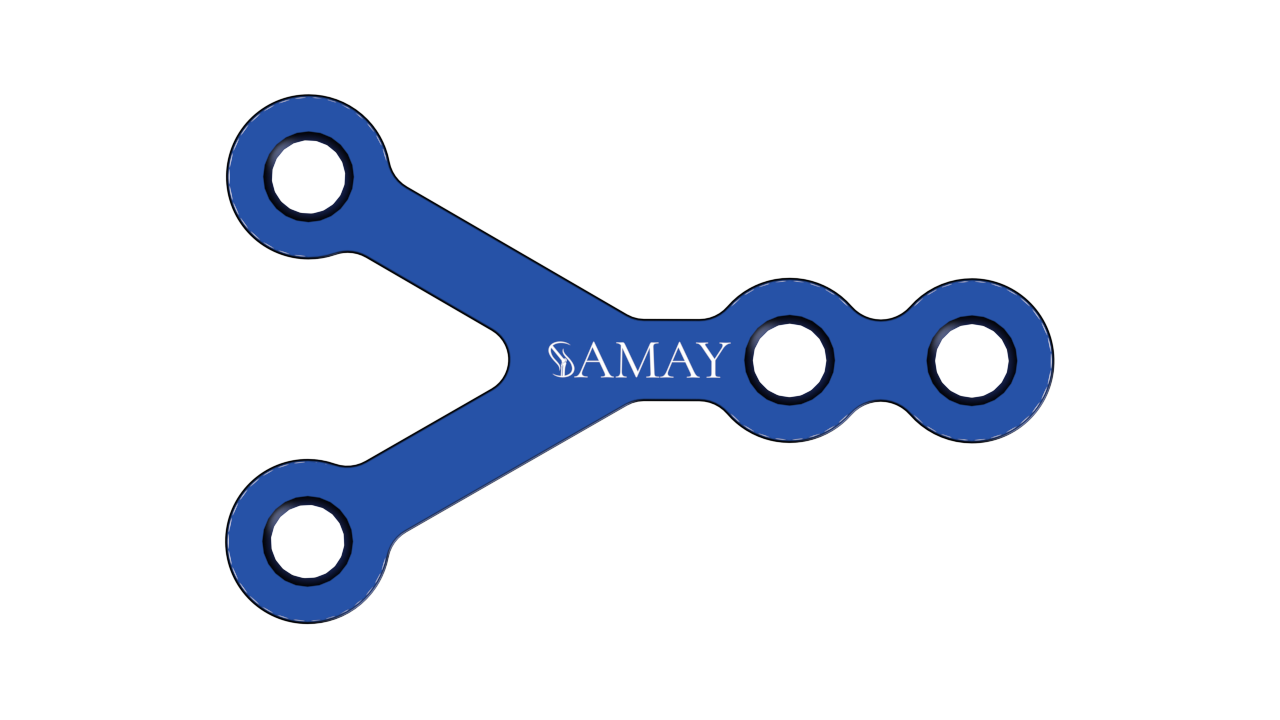 Mini ?Y? Shape Plate 2.0mm (With Gap) Mini Plate