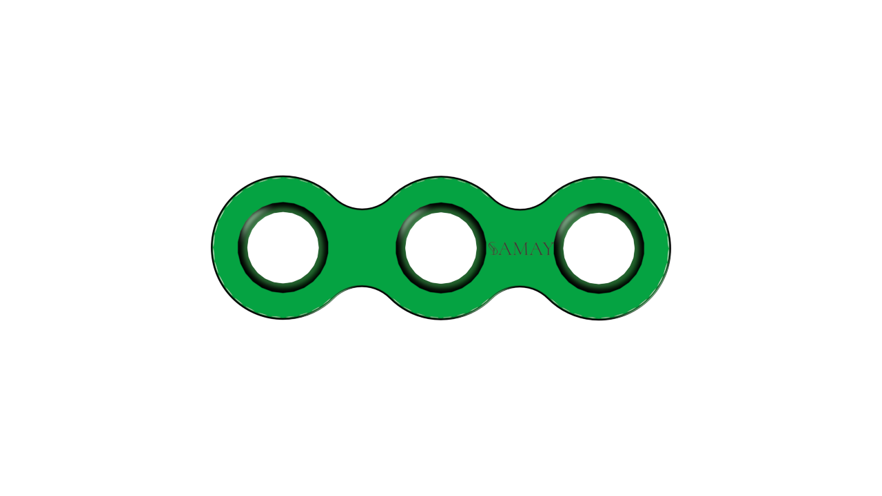 Mini Plate Straight 2.5mm (Without Gap) Mini Plate