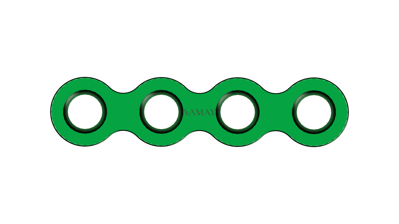 Mini Plate Straight 2.5mm (Without Gap) Mini Plate