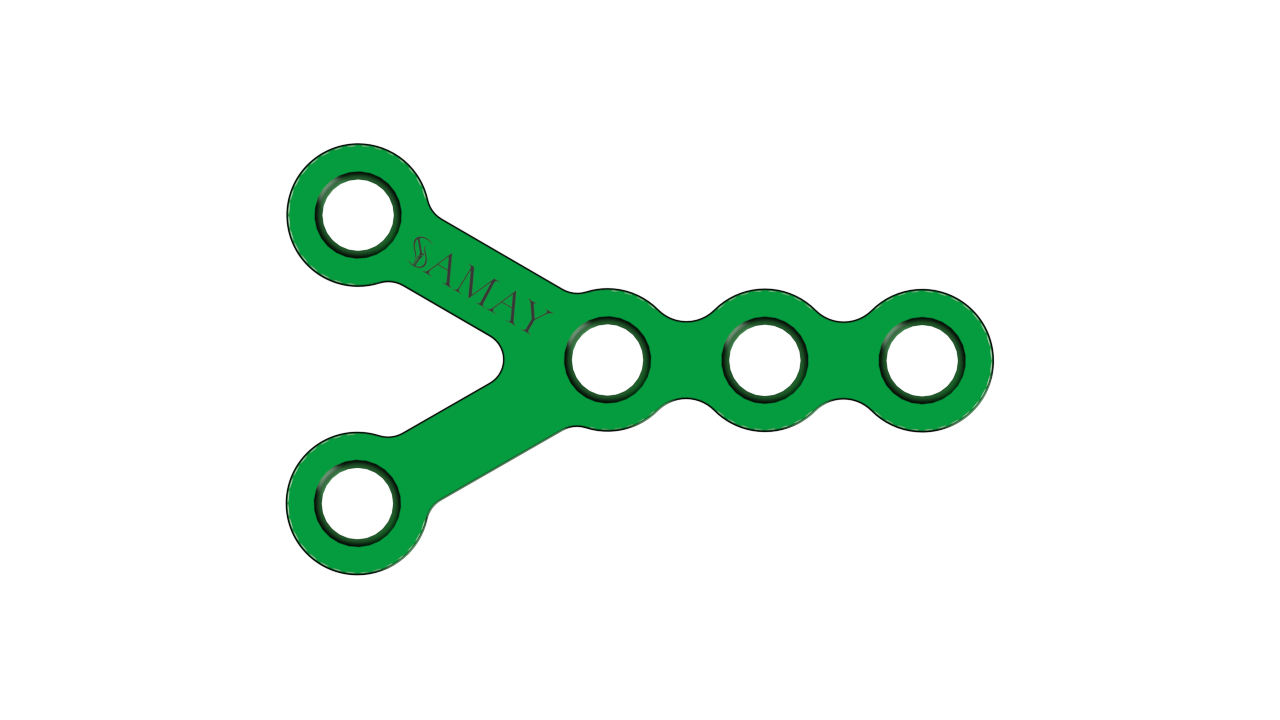 Mini ?Y? Shape Plate 2.5mm (Without Gap) Mini Plate