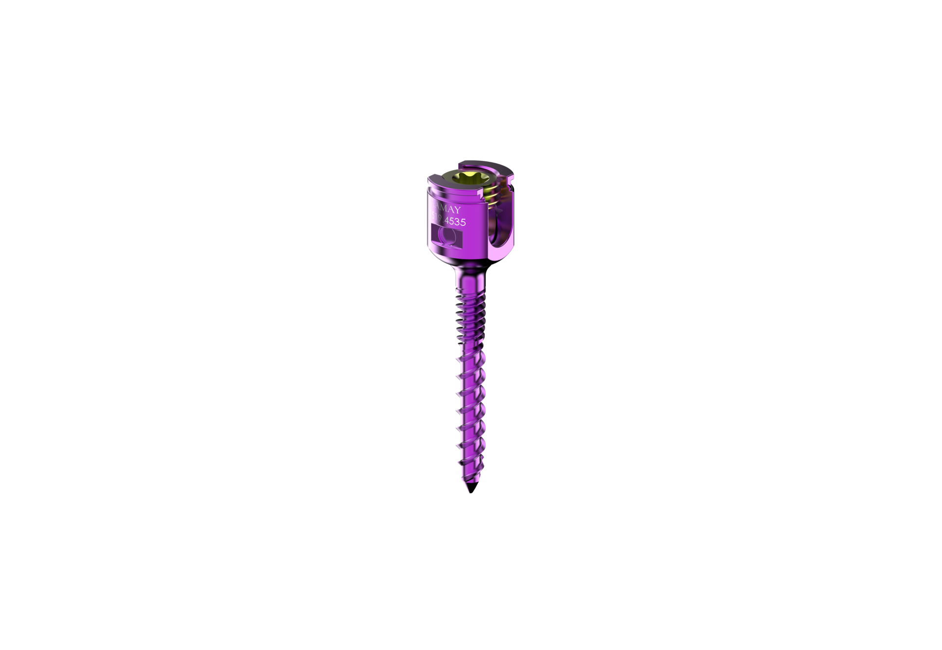 Polyaxial Dual Thread Screw Spine Screw