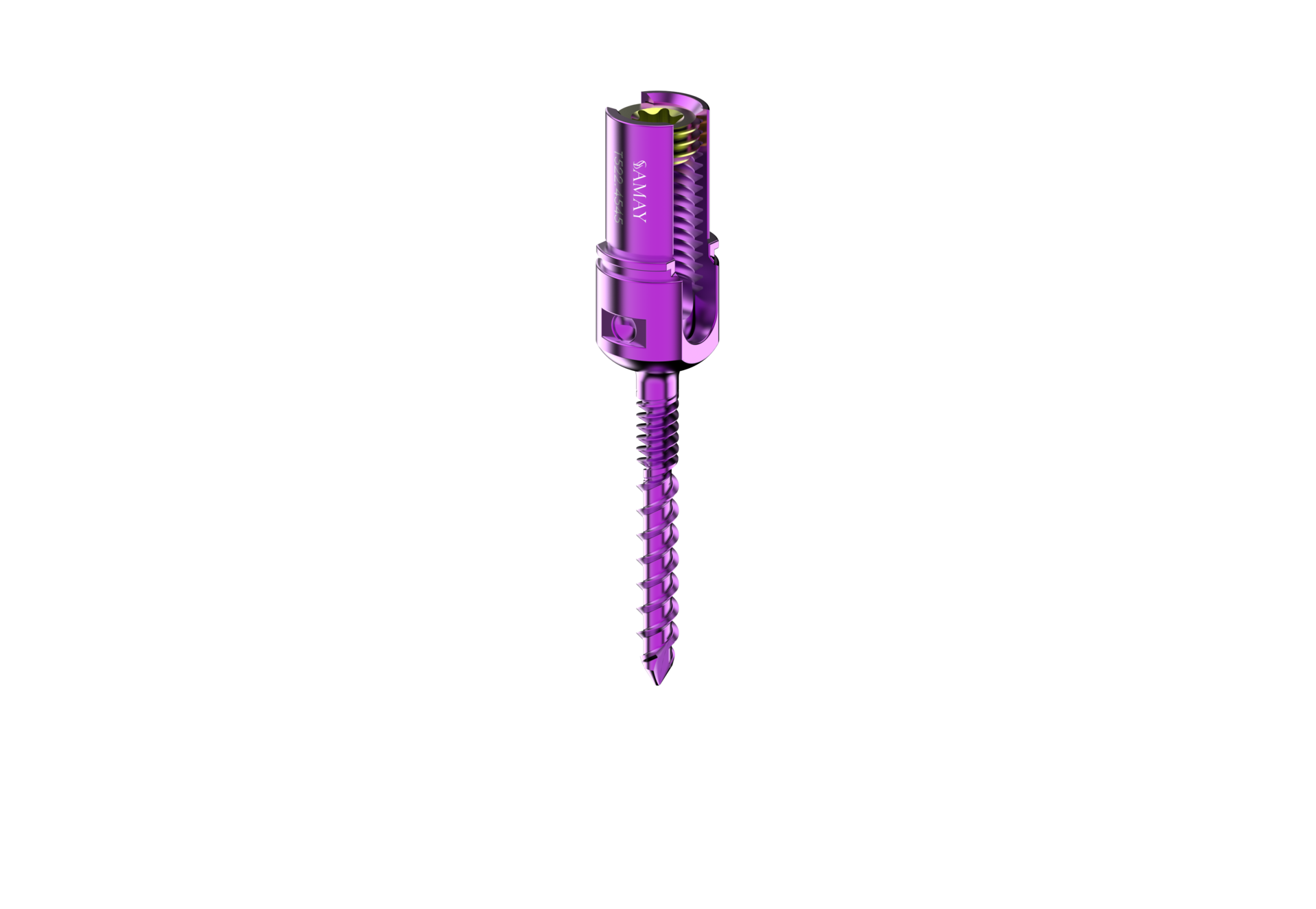 Polyaxial Reduction Dual Thread Screw Spine Screw
